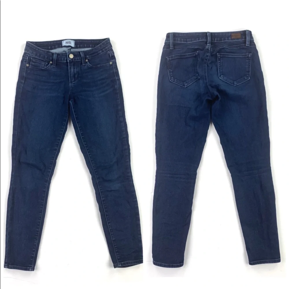 ALL JEANS DISCOUNTED!- PAIGE $179 Verdugo Skinny Ankle Jeans - Picture 2 of 8